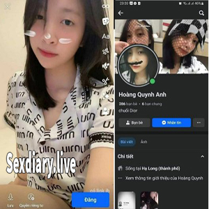 Sex Hoàng Quỳnh Anh bị lộ cùng bạn trai xuất lên bụng