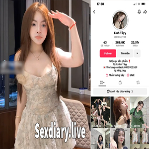 Clip sex Linh Tây tiktoker xinh xắn